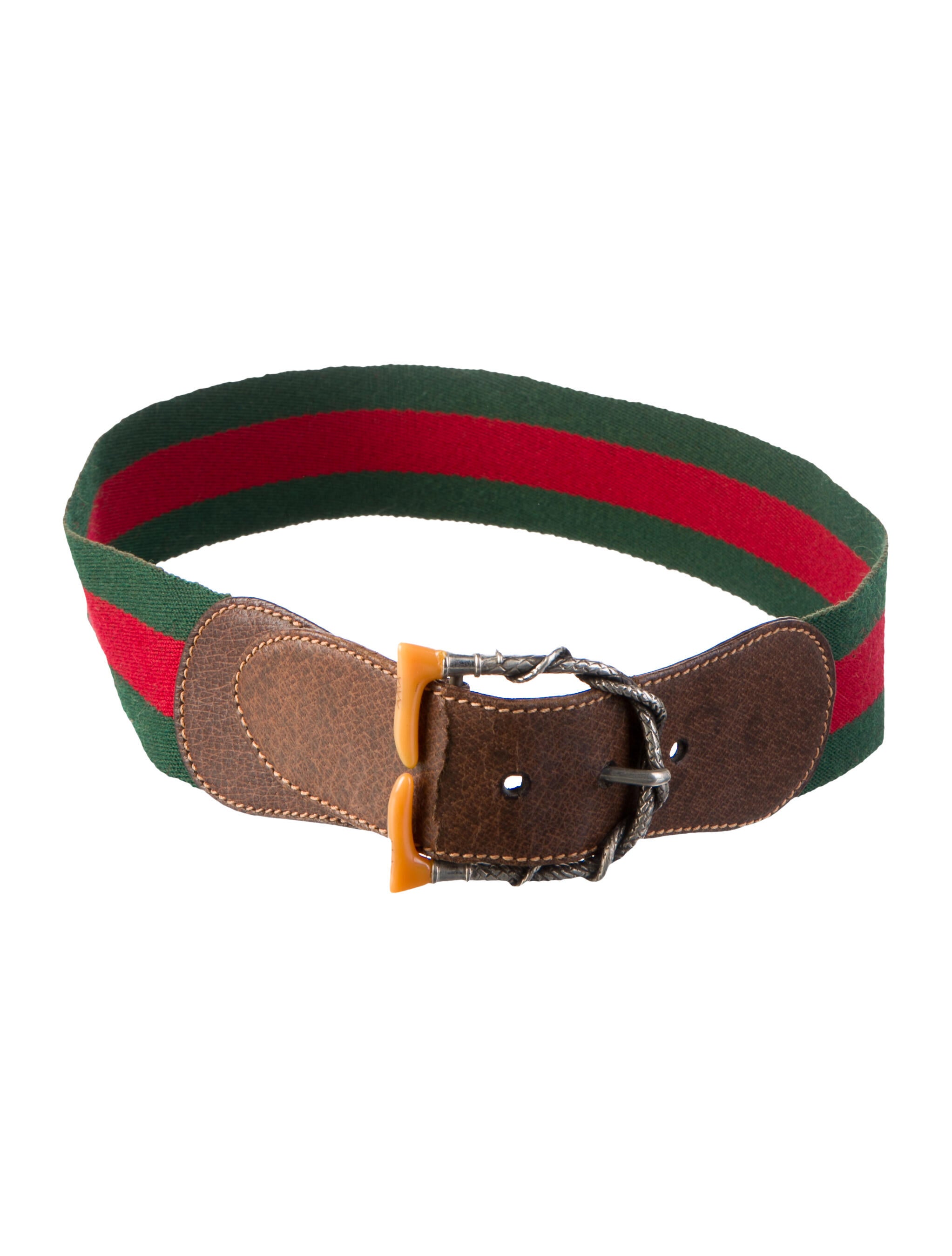 Gucci Vintage Web Accent Waist Belt