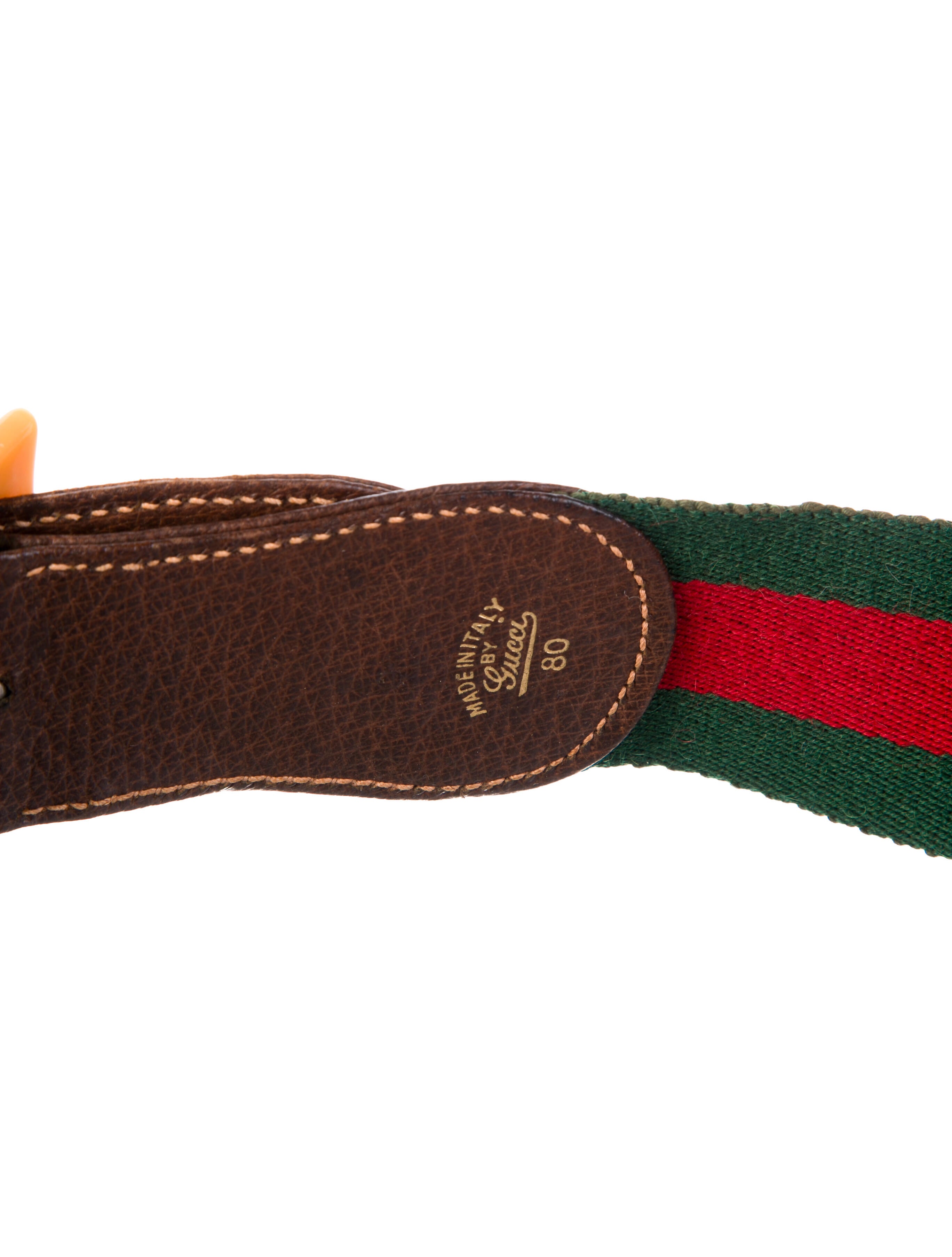 Gucci Vintage Web Accent Waist Belt