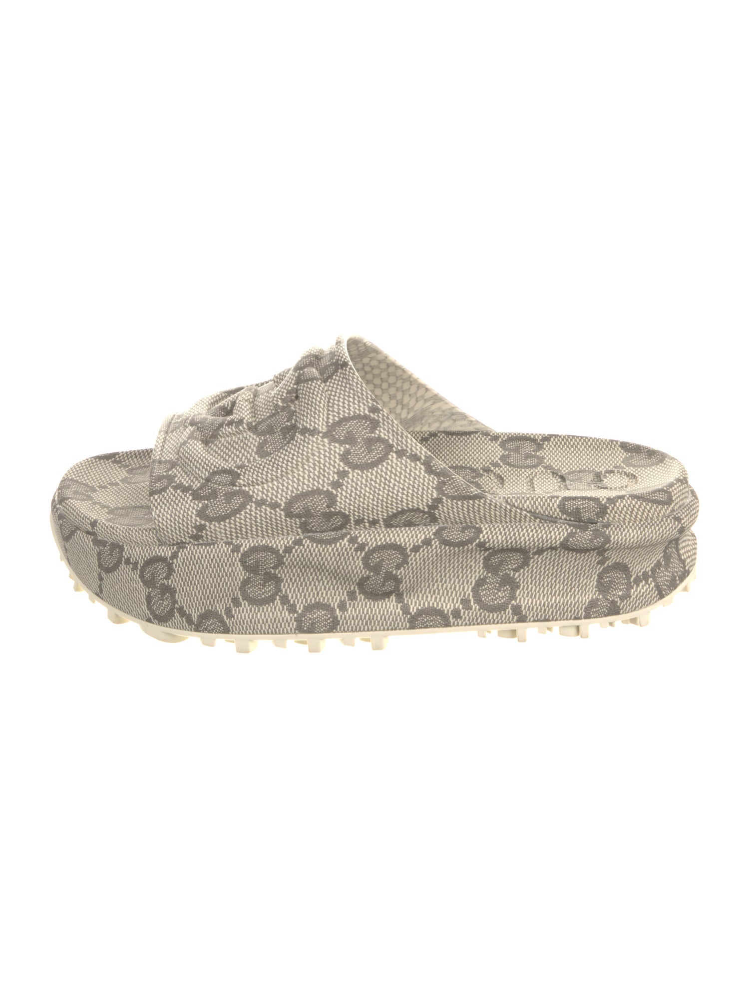 Gucci GG Logo Leather Slides