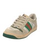 Gucci Web Accent Leather Sneakers
