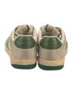 Gucci Web Accent Leather Sneakers