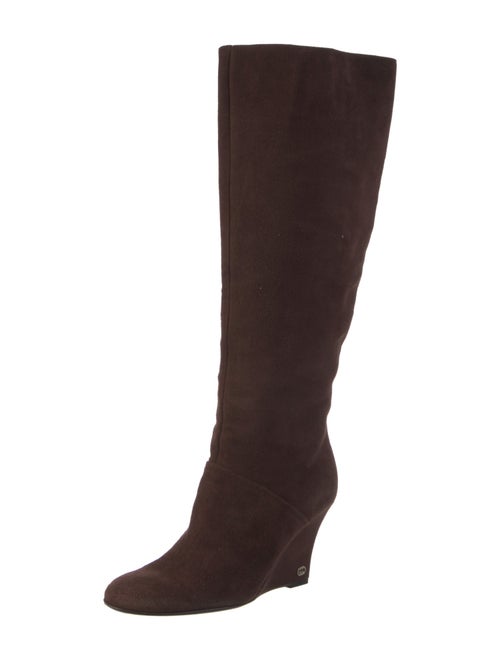 Gucci Interlocking G Logo Suede Boots