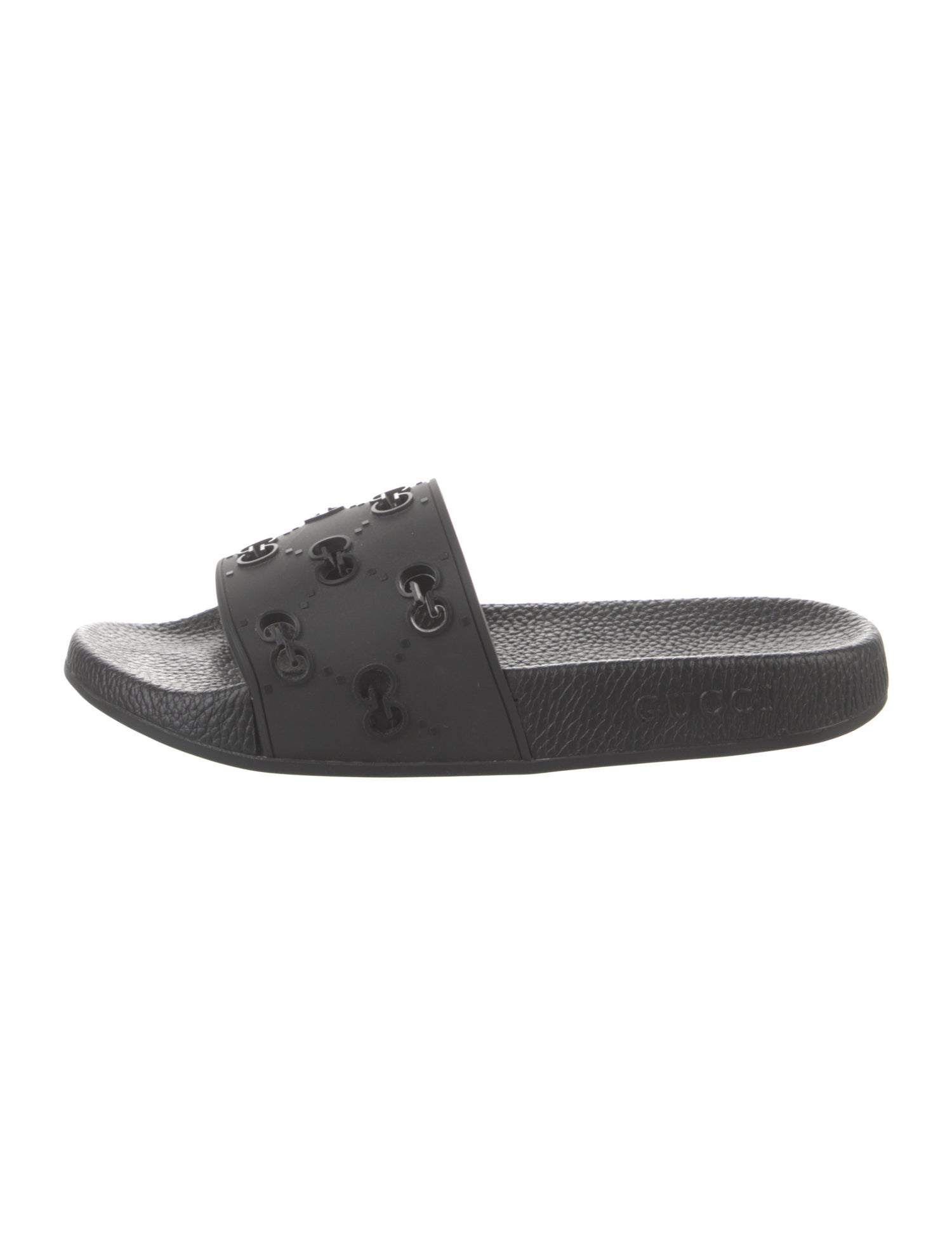 Gucci GG Signature Rubber Slides