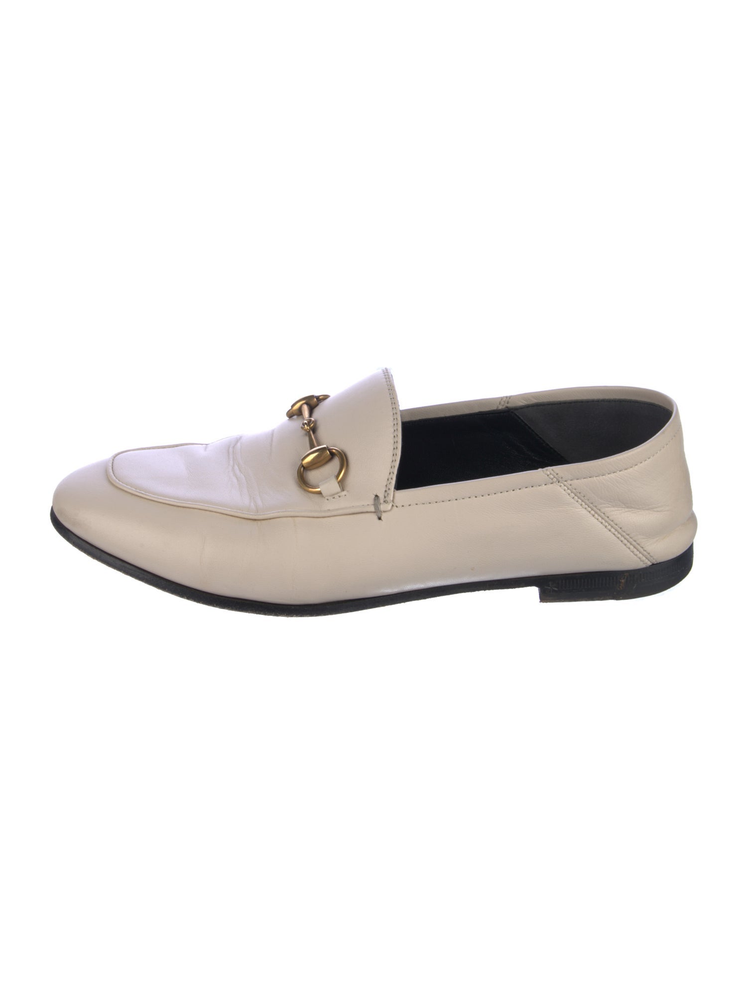 Gucci Horsebit Accent Leather Loafers