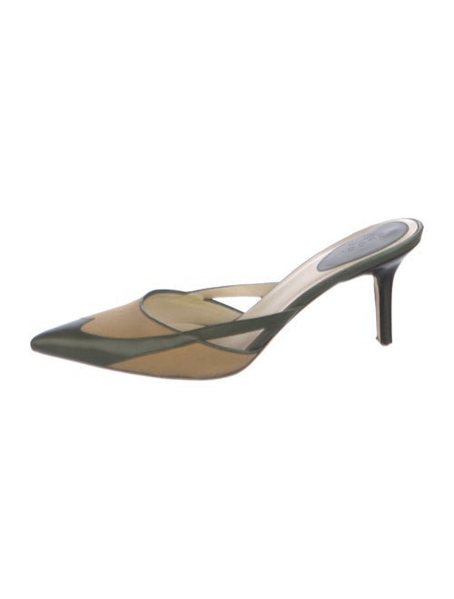 Gucci Canvas Printed Mules