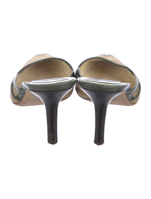 Gucci Canvas Printed Mules