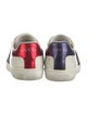 Gucci Web Accent Leather Sneakers