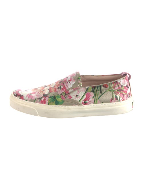 Gucci Blooms Print Leather Sneakers