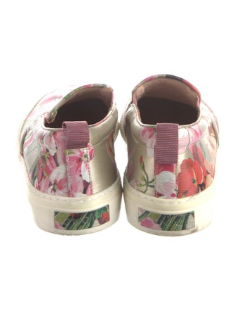 Gucci Blooms Print Leather Sneakers