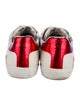 Gucci Web Accent Leather Sneakers