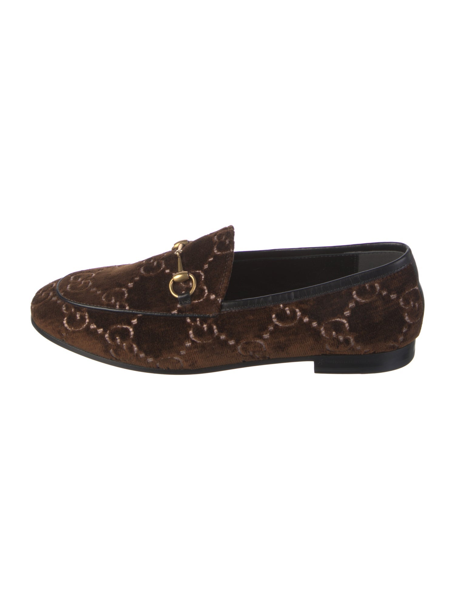 Gucci GG Lurex Velvet Loafers