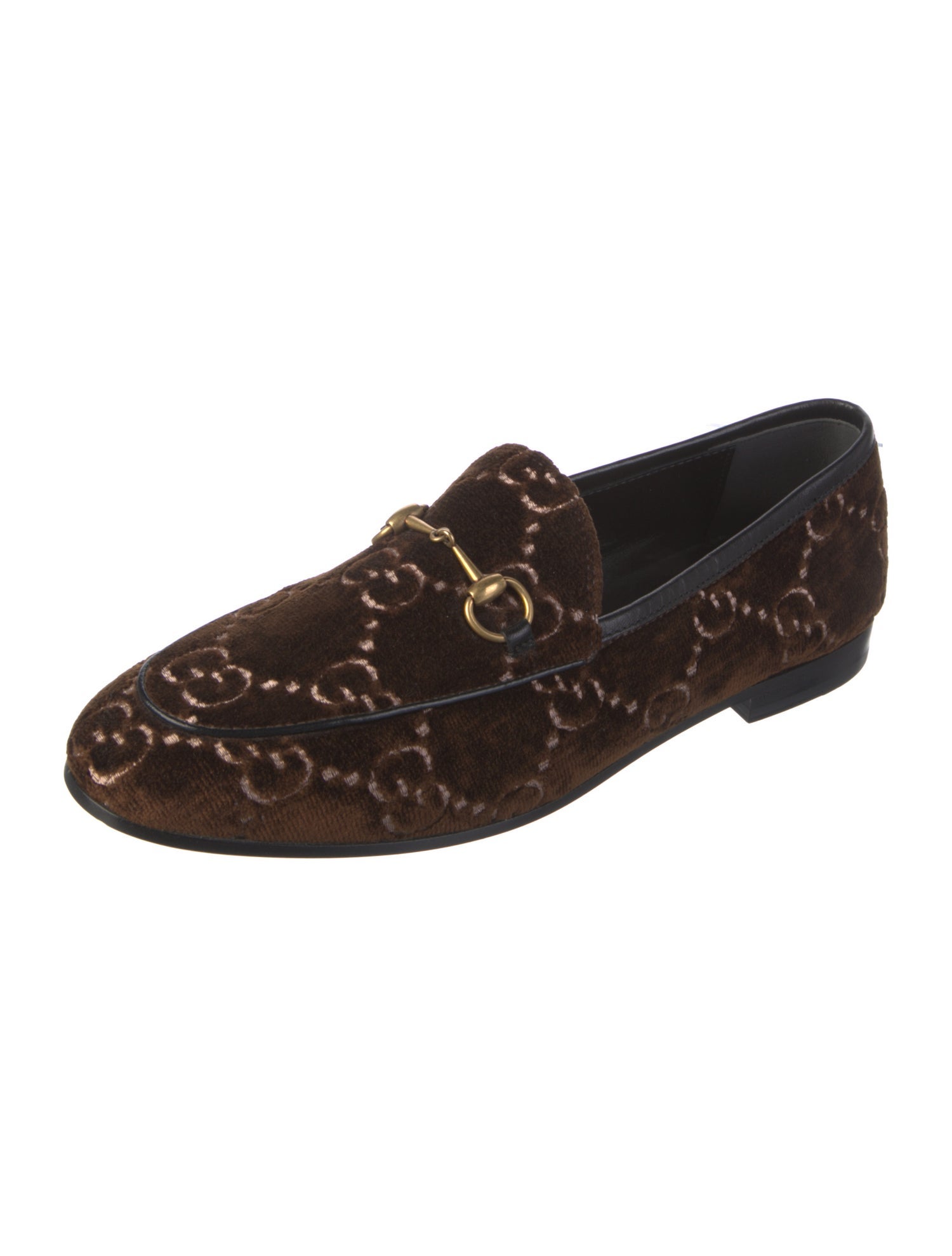 Gucci GG Lurex Velvet Loafers