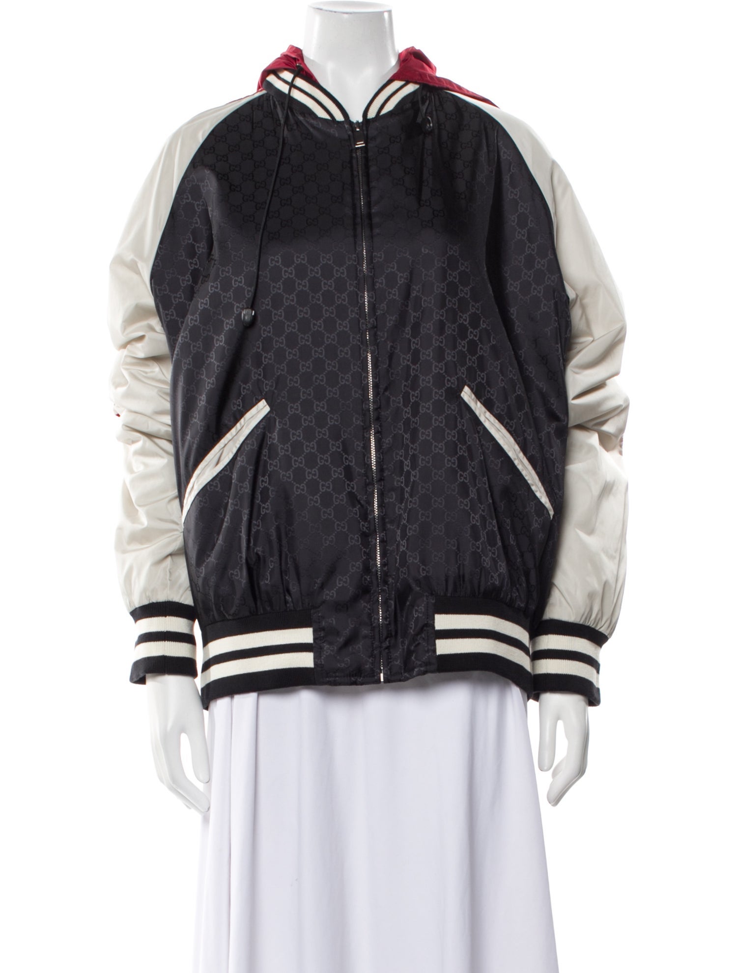 Gucci 2016 Micro GG Monogram Varsity Jacket