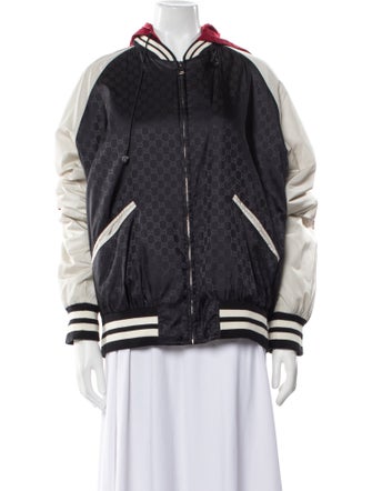 Gucci 2016 Micro GG Monogram Varsity Jacket