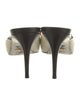 Gucci Web Accent Leather Mules