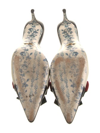 Gucci Web Accent Leather Mules