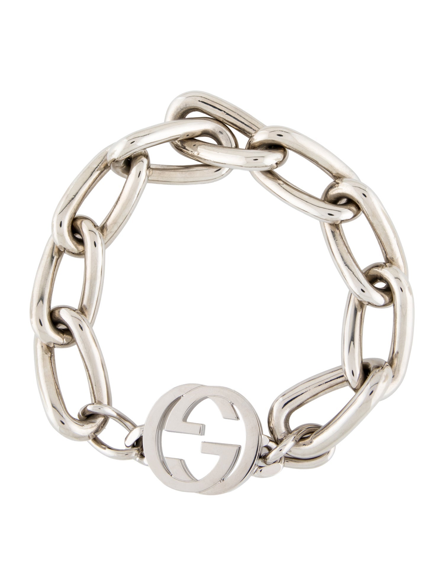 Gucci Interlocking G Choker Link Necklace