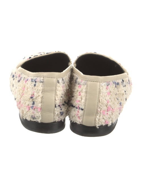 Gucci Tweed Animal Print Loafers