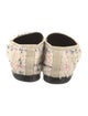 Gucci Tweed Animal Print Loafers