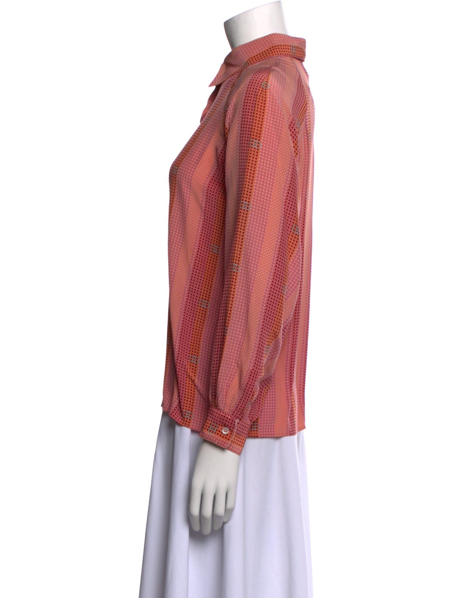 Gucci Vintage 1970's Button-Up Top