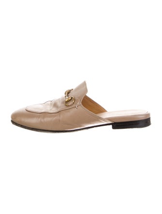 Gucci Horsebit Accent Leather Mules