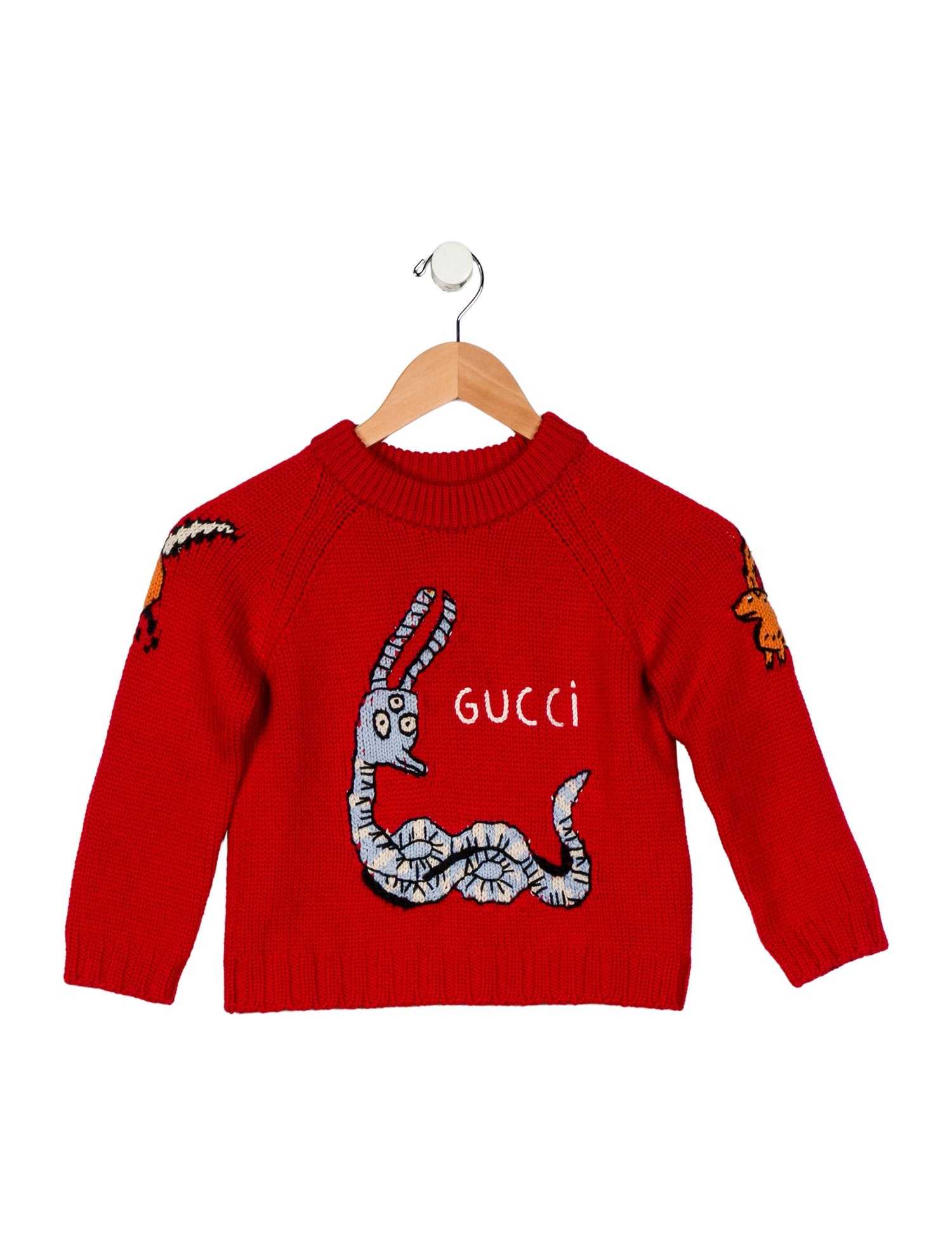 Gucci Toddler Boys' Embroidered Wool Sweater