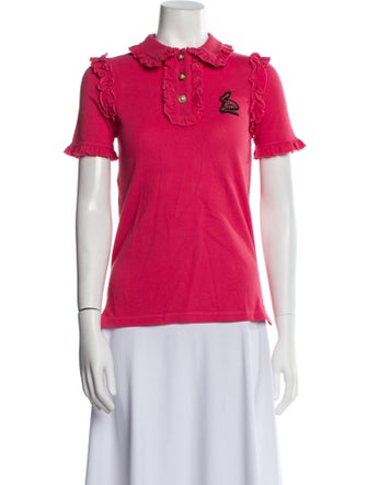 Gucci 2017 Mock Neck Polo