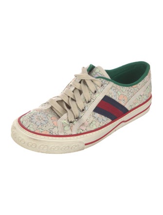 Gucci Sylvie Web Accent Canvas Sneakers