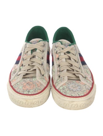 Gucci Sylvie Web Accent Canvas Sneakers