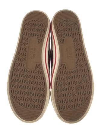 Gucci Sylvie Web Accent Canvas Sneakers