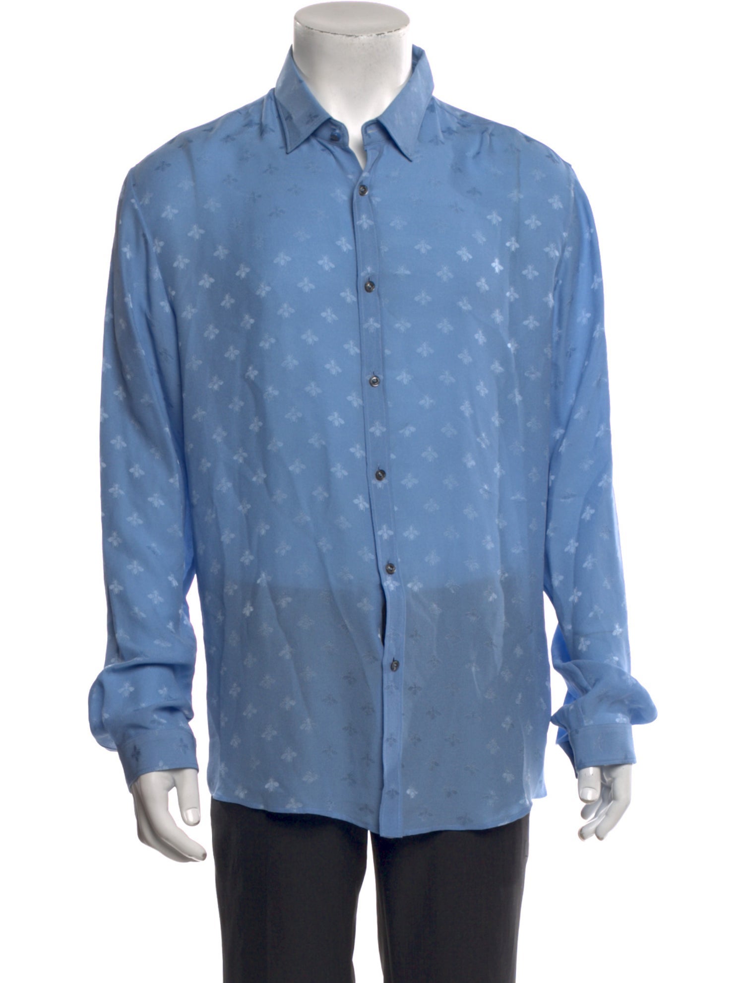 Gucci 2015 Bee Accent Dress Shirt