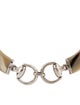 Gucci Horn Horsebit Collar Necklace