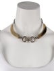 Gucci Horn Horsebit Collar Necklace