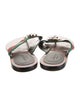 Gucci Web Accent Flip Flops