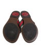 Gucci Web Accent Flip Flops