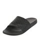 Gucci Microguccissima Pattern Leather Slides