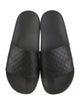 Gucci Microguccissima Pattern Leather Slides