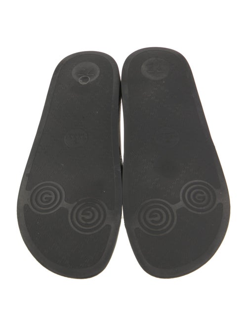 Gucci Microguccissima Pattern Leather Slides