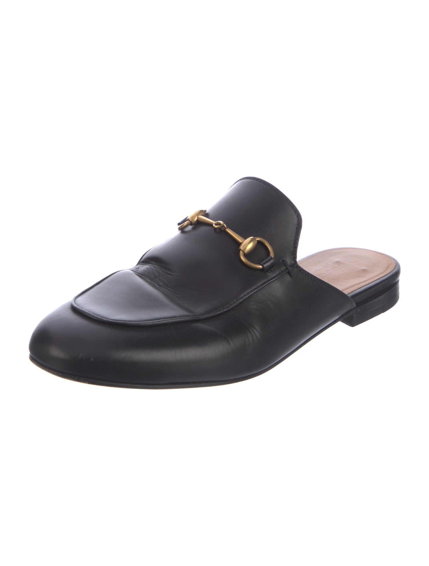 Gucci 1955 Horsebit Accent Leather Mules