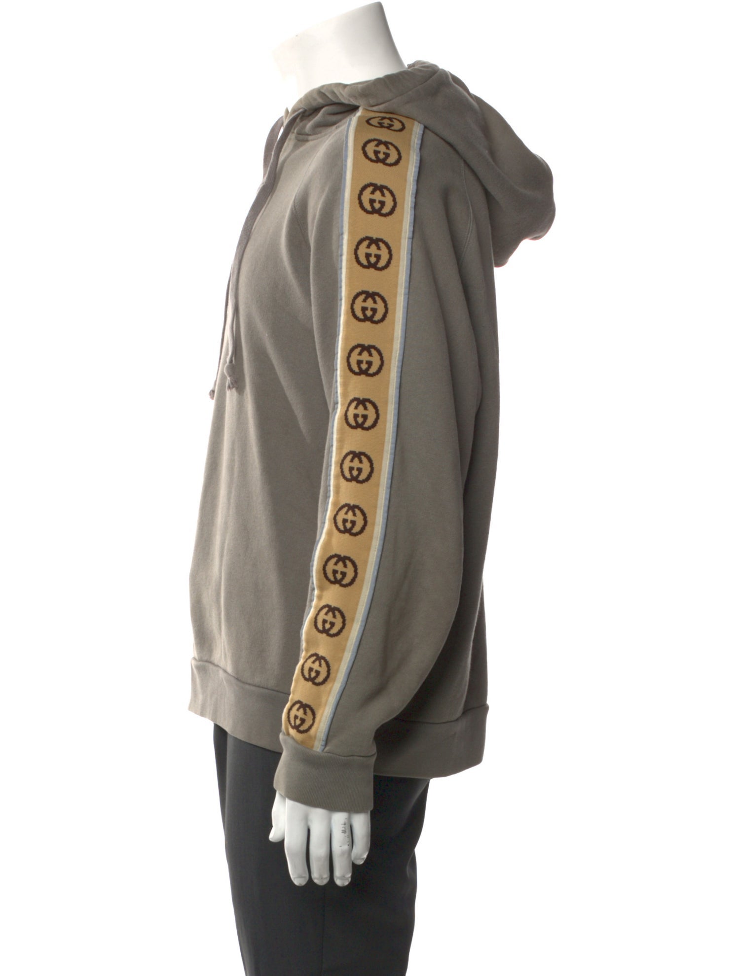 Gucci Interlocking G Logo Crew Neck Hoodie