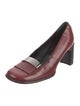 Gucci Leather Fringe Trim Accent Pumps