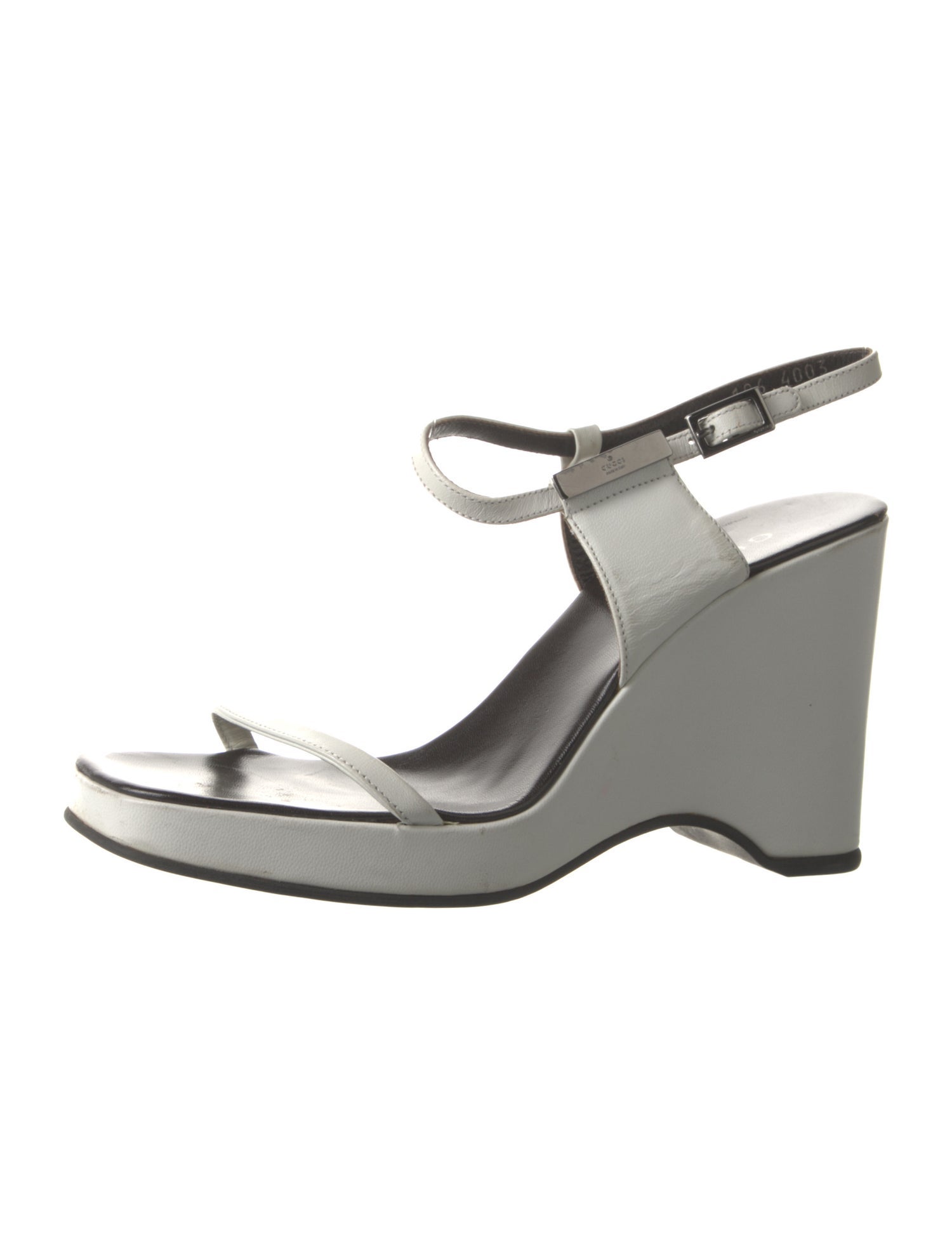 Gucci Leather Printed Sandals