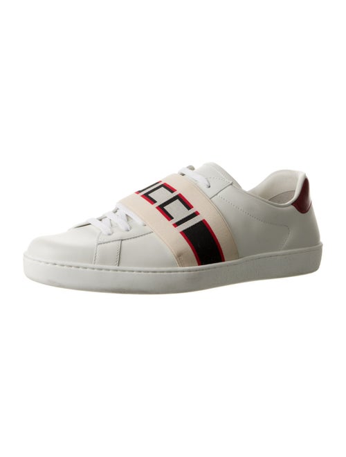 Gucci Sylvie Web Accent Leather Sneakers