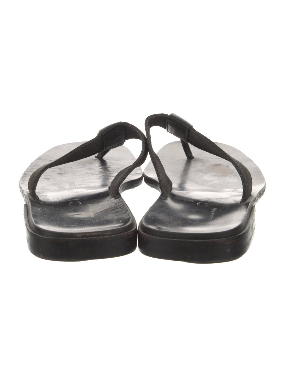 Gucci Canvas Slides Black Interlocking G Logo - image 4