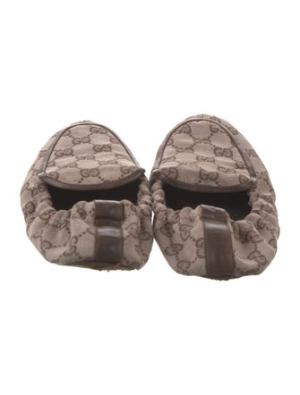 Gucci GG Canvas Canvas Ballet Flats