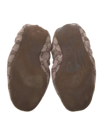 Gucci GG Canvas Canvas Ballet Flats