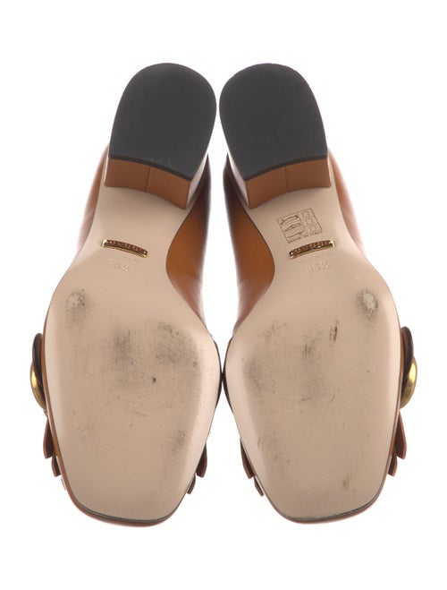 Gucci Double G Logo Leather Pumps
