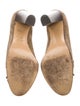 Gucci Horsebit Accent Suede Pumps