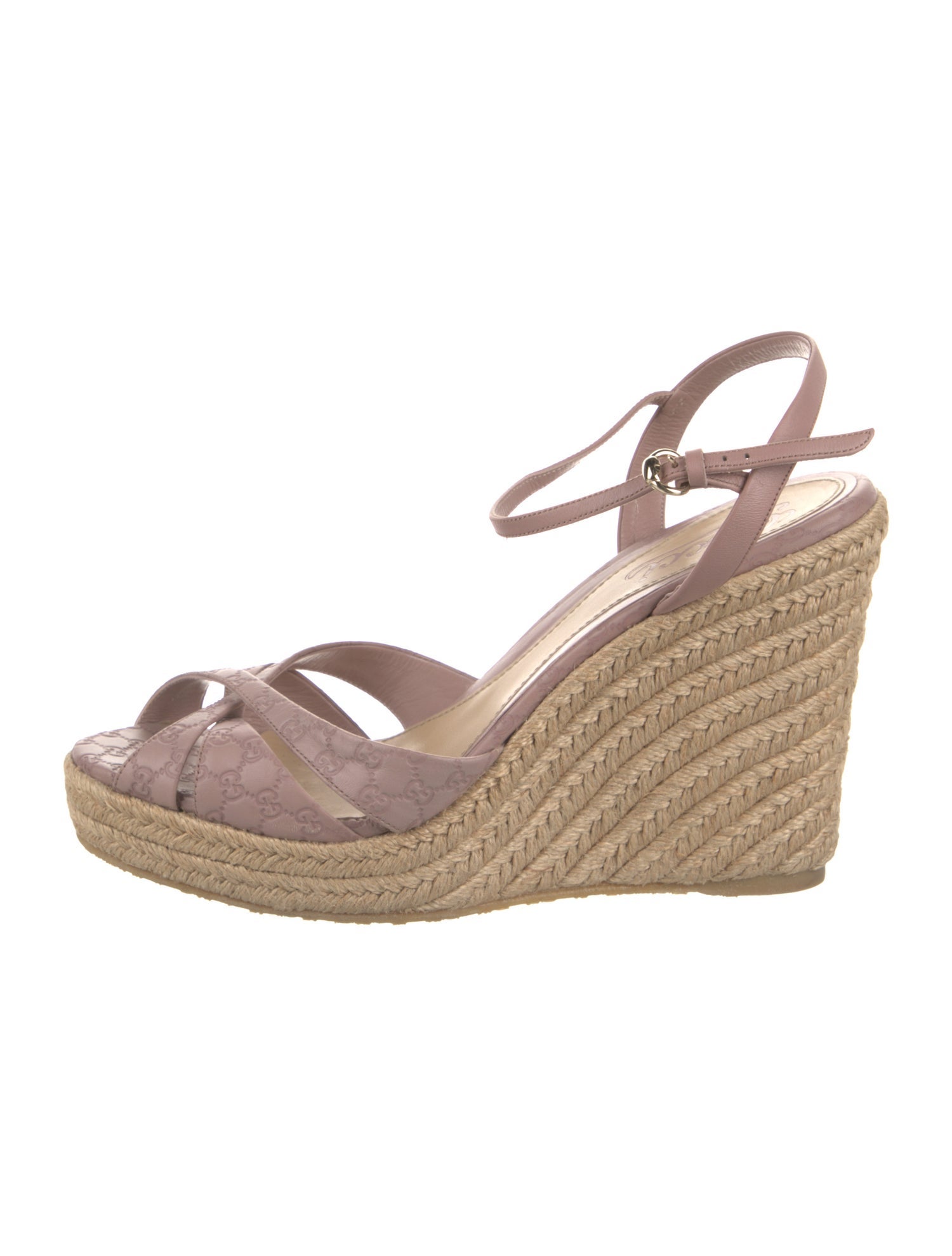 Gucci GG Signature Leather Espadrilles