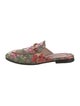 Gucci Horsebit Accent Floral Print Mules